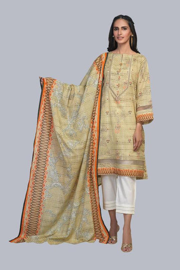 Bonanza Satrangi ASR213P31-OL-GRAY Eid Collection 2021